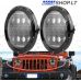 Jeep Wrangler priekiniai LED žibintai